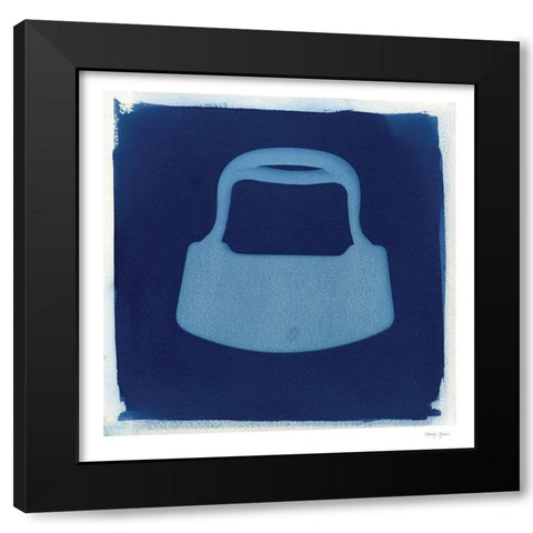 Cyanotype Kitchen IV Black Modern Wood Framed Art Print with Double Matting by Green, Nancy