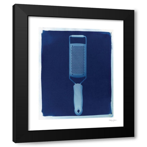 Cyanotype Kitchen VII Black Modern Wood Framed Art Print by Green, Nancy
