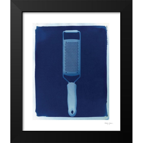 Cyanotype Kitchen VII Black Modern Wood Framed Art Print by Green, Nancy