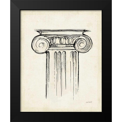 Museum Sketches V Off White Black Modern Wood Framed Art Print by Tavoletti, Anne