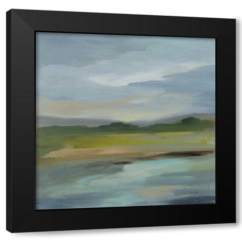 Clouds and Shadows Black Modern Wood Framed Art Print by Vassileva, Silvia