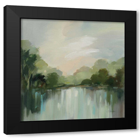 Cool Spring Day Black Modern Wood Framed Art Print with Double Matting by Vassileva, Silvia