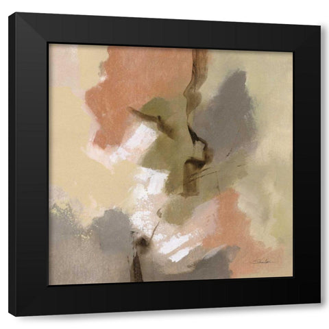 Meadow View II Black Modern Wood Framed Art Print with Double Matting by Vassileva, Silvia