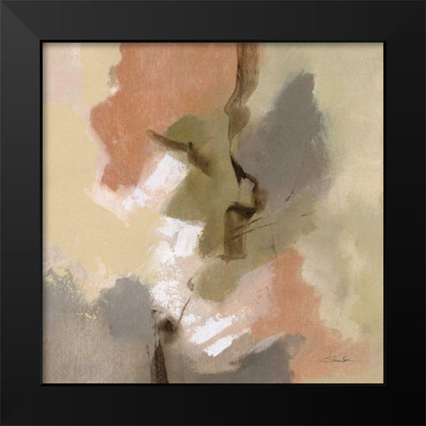 Meadow View II Black Modern Wood Framed Art Print by Vassileva, Silvia