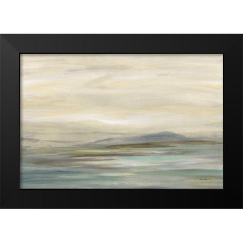 Morning Whisper Black Modern Wood Framed Art Print by Vassileva, Silvia