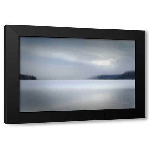 Lake Reflection Idaho Black Modern Wood Framed Art Print by Majchrowicz, Alan