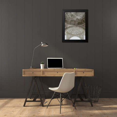 Structural Detail Black Modern Wood Framed Art Print by Larson, Nathan