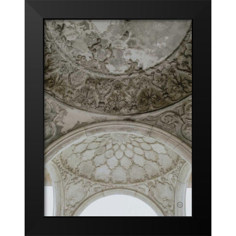 Structural Detail Black Modern Wood Framed Art Print by Larson, Nathan