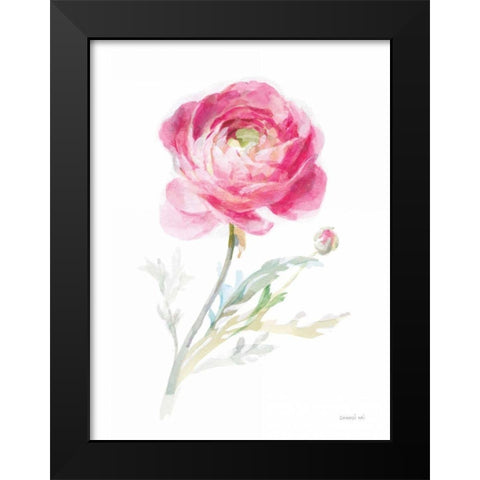 Color of Spring I Black Modern Wood Framed Art Print by Nai, Danhui