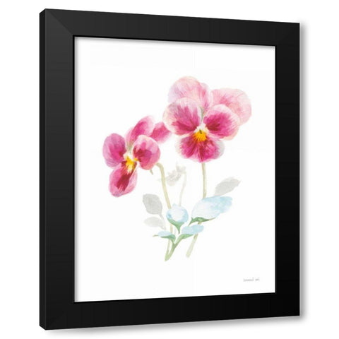 Color of Spring IV Black Modern Wood Framed Art Print by Nai, Danhui