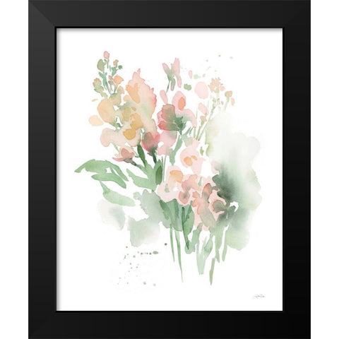 Vibrant Blooms I Black Modern Wood Framed Art Print by Pete, Katrina