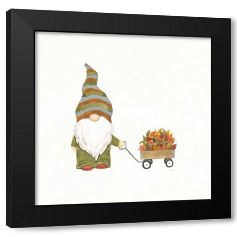 Havest Gnomes II Black Modern Wood Framed Art Print by Jackson, Jenaya