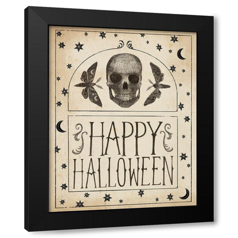 Hocus Pocus II Stars Black Modern Wood Framed Art Print with Double Matting by Miller, Sara Zieve