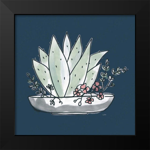 A Plants Life VI Black Modern Wood Framed Art Print by York, Leah