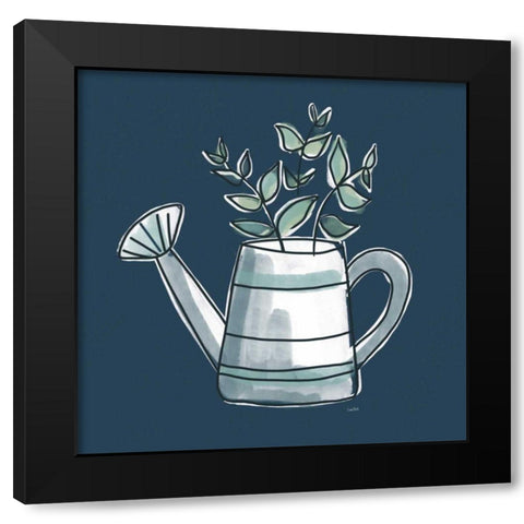 A Plants Life VIII Black Modern Wood Framed Art Print with Double Matting by York, Leah