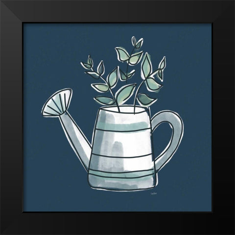 A Plants Life VIII Black Modern Wood Framed Art Print by York, Leah