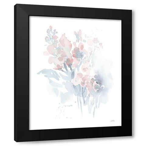 Fresh Blooms I Black Modern Wood Framed Art Print with Double Matting by Pete, Katrina