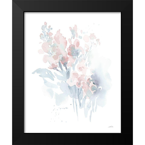 Fresh Blooms I Black Modern Wood Framed Art Print by Pete, Katrina
