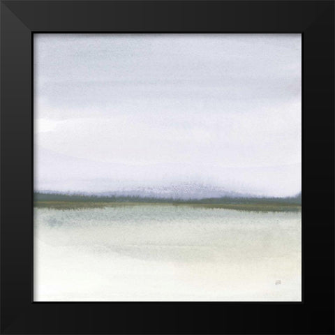 Cool Flatland II Black Modern Wood Framed Art Print by Paschke, Chris