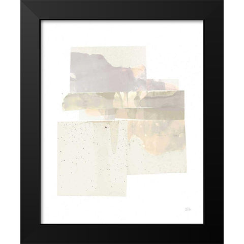 Stacks II Neutral B Black Modern Wood Framed Art Print by Averinos, Melissa