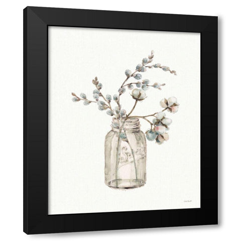 A Country Weekend Fall Jar Black Modern Wood Framed Art Print with Double Matting by Audit, Lisa