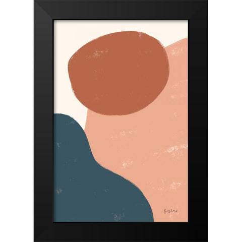 Eclectic I Warm Black Modern Wood Framed Art Print by Thorns, Becky