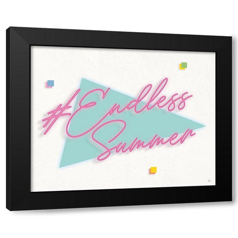 Endless Summer I Black Modern Wood Framed Art Print with Double Matting by Aiken, Jess