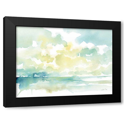 Ocean Dreaming Black Modern Wood Framed Art Print with Double Matting by Pete, Katrina