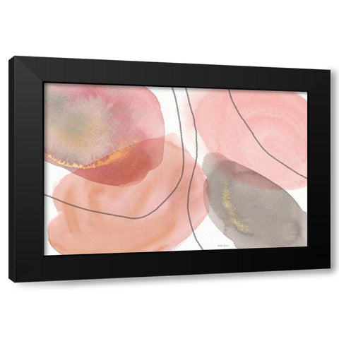 Petal Passion X Soft Boho Black Modern Wood Framed Art Print with Double Matting by Grove, Beth