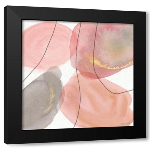 Petal Passion XII Soft Boho Black Modern Wood Framed Art Print by Grove, Beth