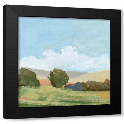 Early Spring Black Modern Wood Framed Art Print by Munger, Pamela