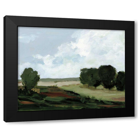 Green Grove Black Modern Wood Framed Art Print by Munger, Pamela