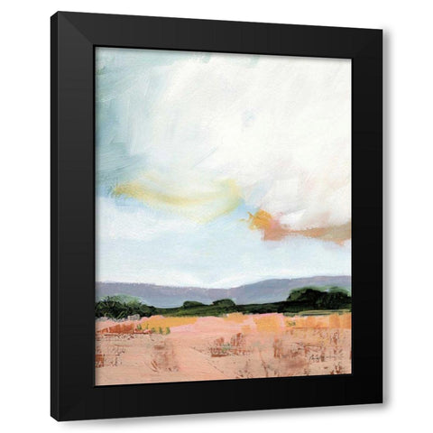 Sky Reflection Black Modern Wood Framed Art Print with Double Matting by Munger, Pamela