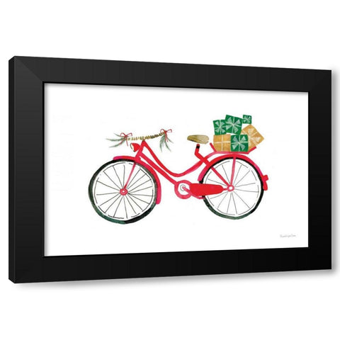 Christmas Delivery II Black Modern Wood Framed Art Print with Double Matting by Charro, Mercedes Lopez