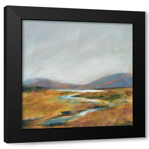 Fragile Wetland Black Modern Wood Framed Art Print with Double Matting by Schlabach, Sue