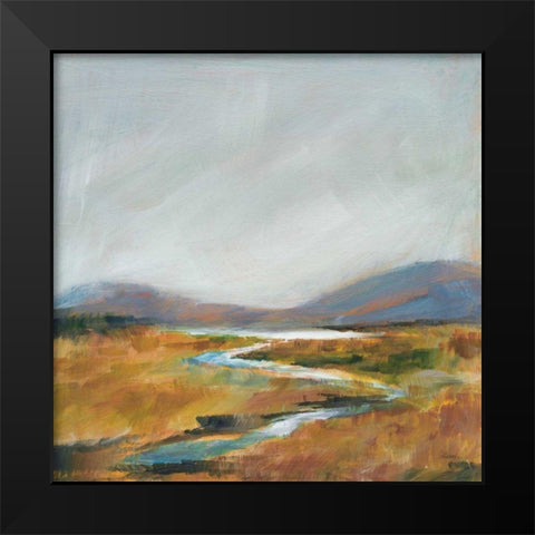 Fragile Wetland Black Modern Wood Framed Art Print by Schlabach, Sue