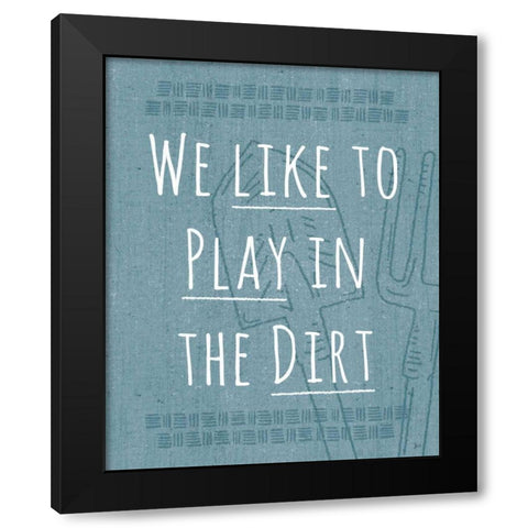 Home Grown VI Black Modern Wood Framed Art Print with Double Matting by Aiken, Jess