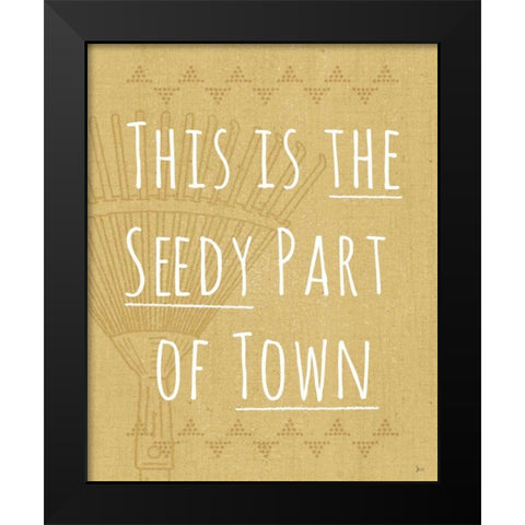 Home Grown VII Black Modern Wood Framed Art Print by Aiken, Jess