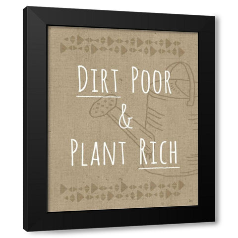 Home Grown VIII Black Modern Wood Framed Art Print with Double Matting by Aiken, Jess