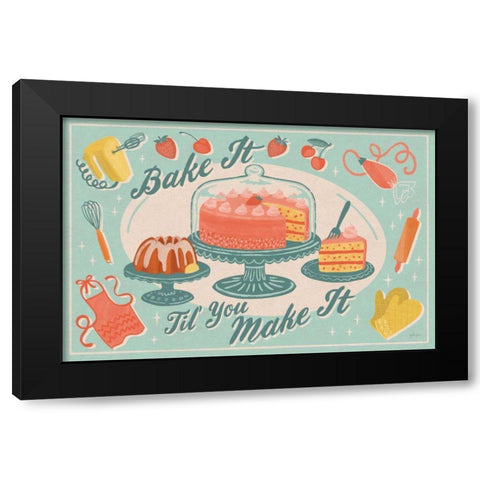 Fresh Baked I Black Modern Wood Framed Art Print with Double Matting by Penner, Janelle