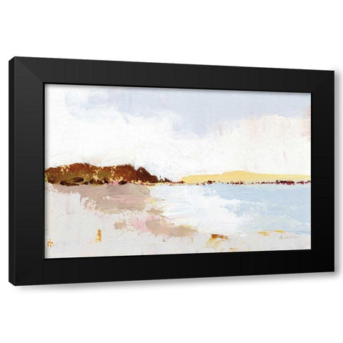 Calm Water Black Modern Wood Framed Art Print by Munger, Pamela