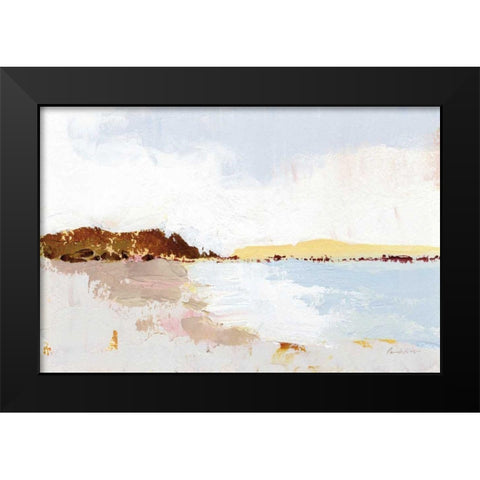 Calm Water Black Modern Wood Framed Art Print by Munger, Pamela
