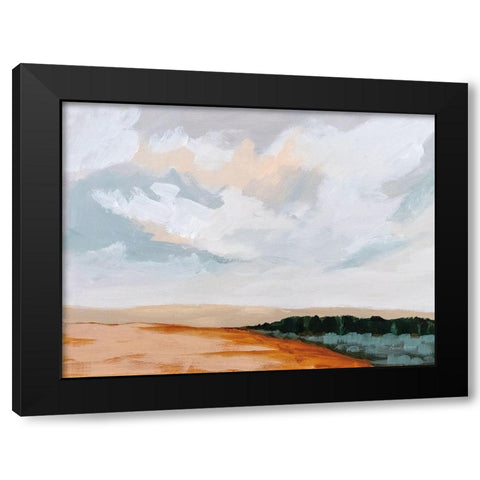 Treeline Black Modern Wood Framed Art Print with Double Matting by Munger, Pamela