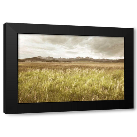 Sawtooth Mountains Idaho II Black Modern Wood Framed Art Print with Double Matting by Majchrowicz, Alan