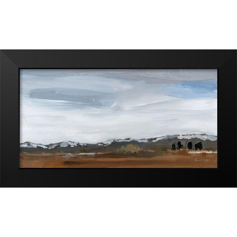 Alamosa Late March Black Modern Wood Framed Art Print by Munger, Pamela