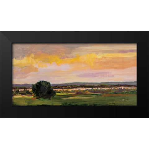 Dusk on Mesa Black Modern Wood Framed Art Print by Munger, Pamela