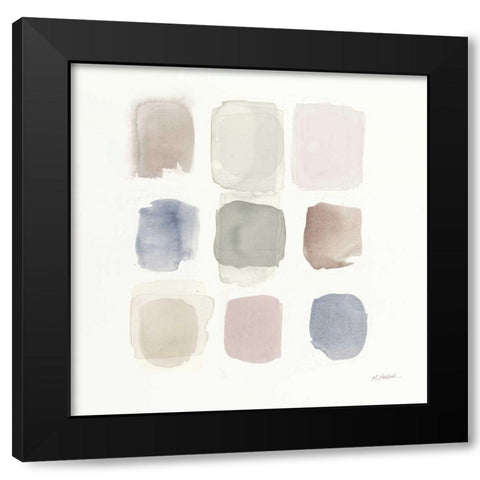 Natural Haze Black Modern Wood Framed Art Print with Double Matting by Schick, Mike