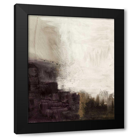Geyser Black Modern Wood Framed Art Print with Double Matting by Wild Apple Portfolio