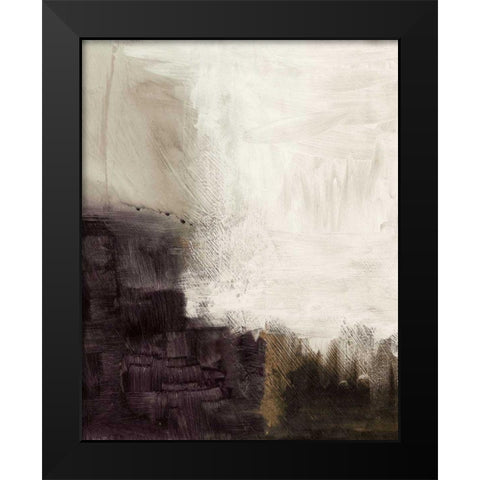 Geyser Black Modern Wood Framed Art Print by Wild Apple Portfolio