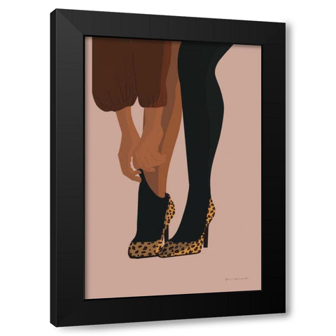 Gorgeous Wild II Black Modern Wood Framed Art Print by Escalante, Omar
